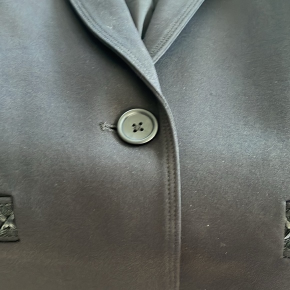 Yoana Baraschi Black 1-Button Blazer Size M |Work & Office Chic" - Picture 5 of 9